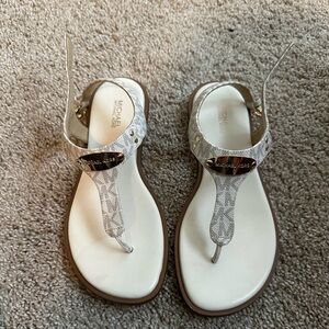 Michael Kors Cream White Sandal
